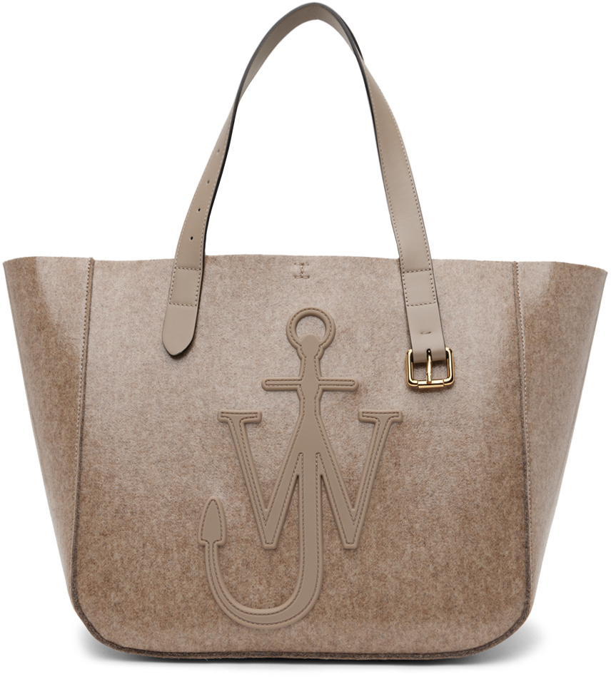 Taupe Belt Tote