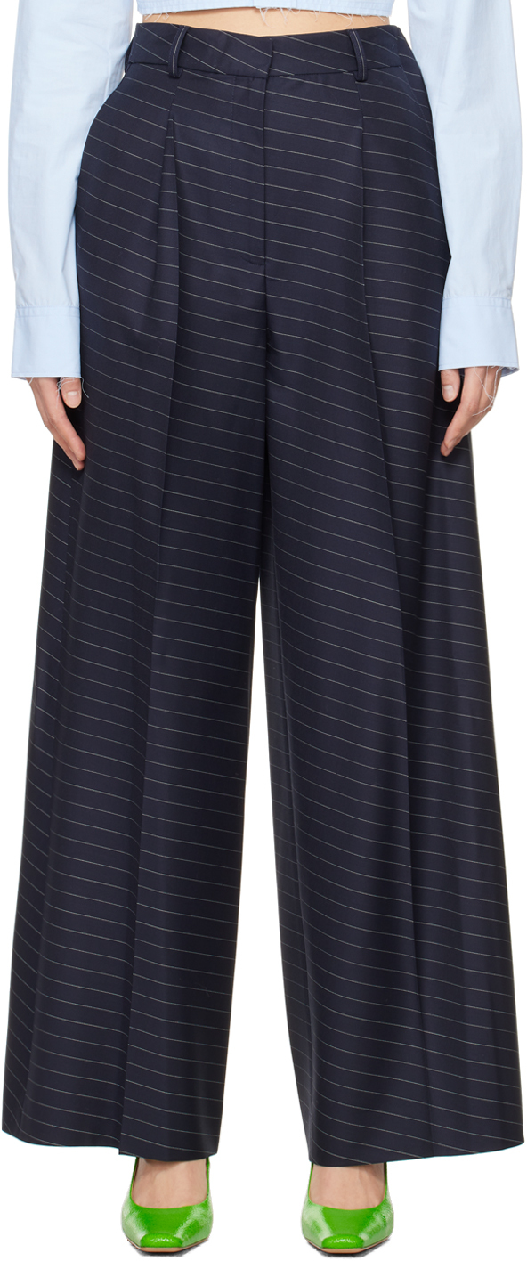 Navy Side Panel Trousers