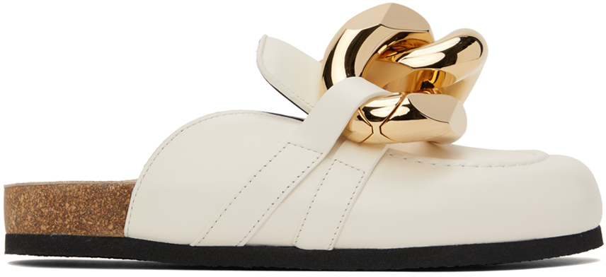 White Chain Mules by JW Anderson on Sale