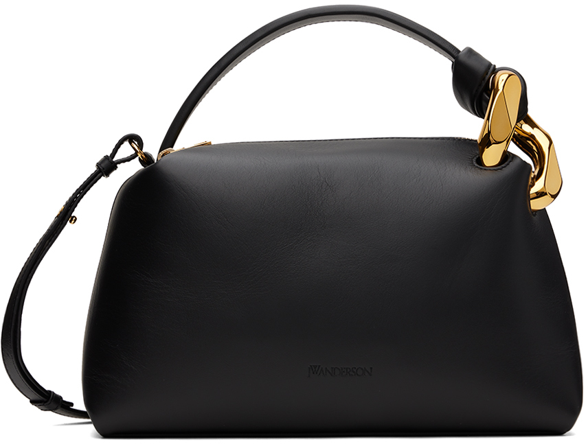 JW Anderson Black JWA Corner Leather Bag | Smart Closet