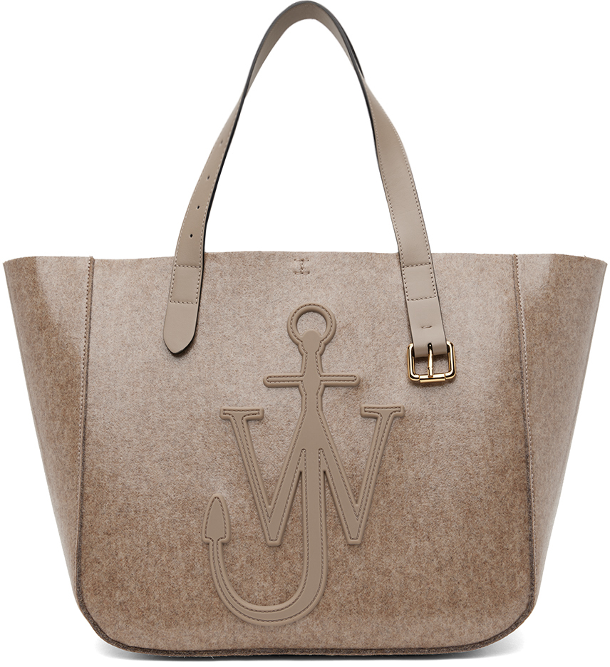 Taupe Belt Tote