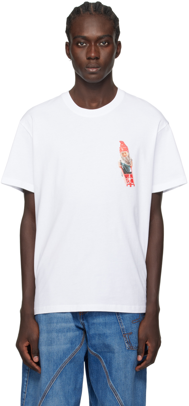 Shop Jw Anderson White Gnome T-shirt In 1 White