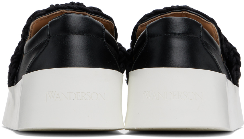 Jw Anderson Black Popcorn Sneakers In 19185-001-black