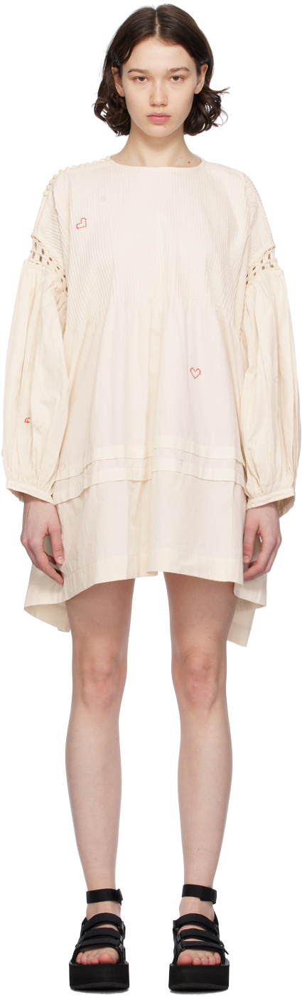 Off-White Mon Minidress by Story mfg. on Sale