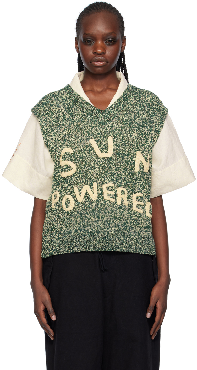 Story Mfg. Green Party Vest In Sun Powered