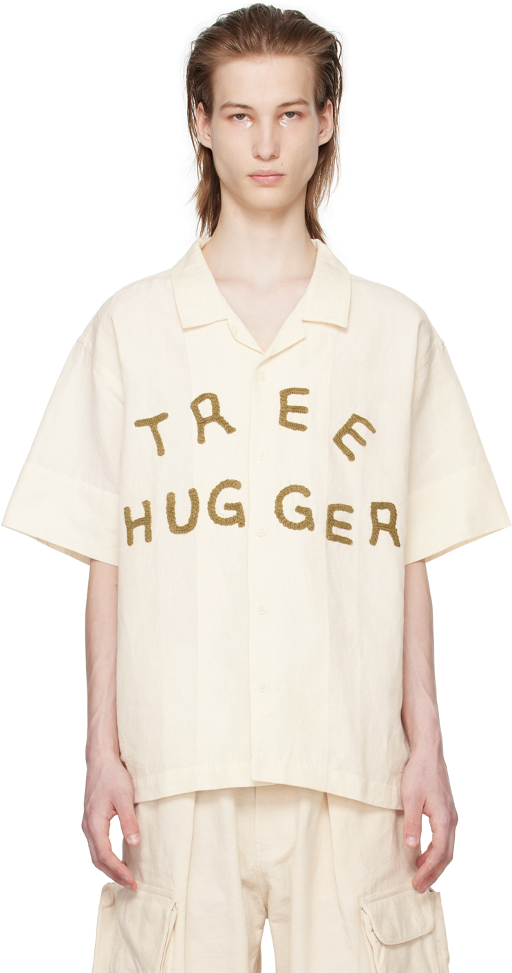 Story mfg.: Off-White Greetings Shirt | SSENSE