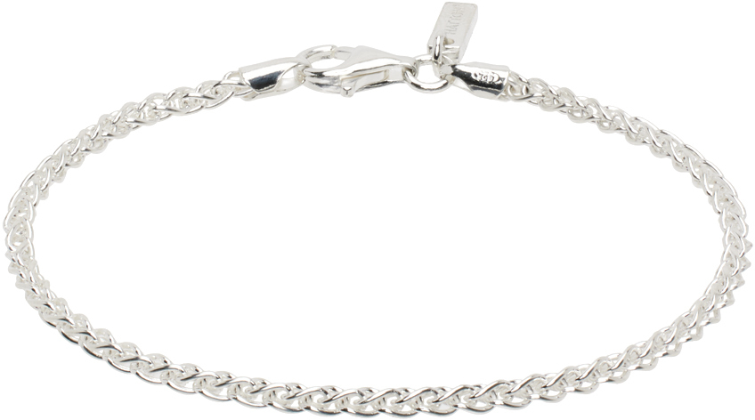 Silver Classic Rope Bracelet