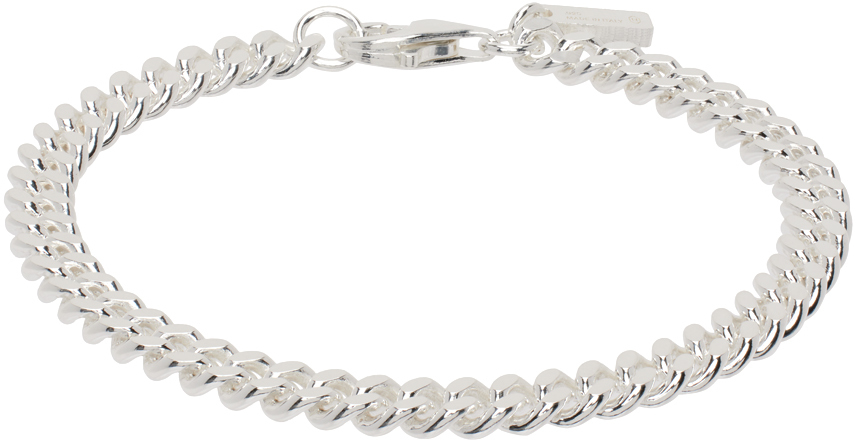 Silver Mini Cuban Chain Bracelet