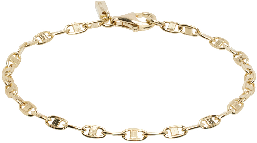 Shop Hatton Labs Ssense Exclusive Gold Mariner Bracelet