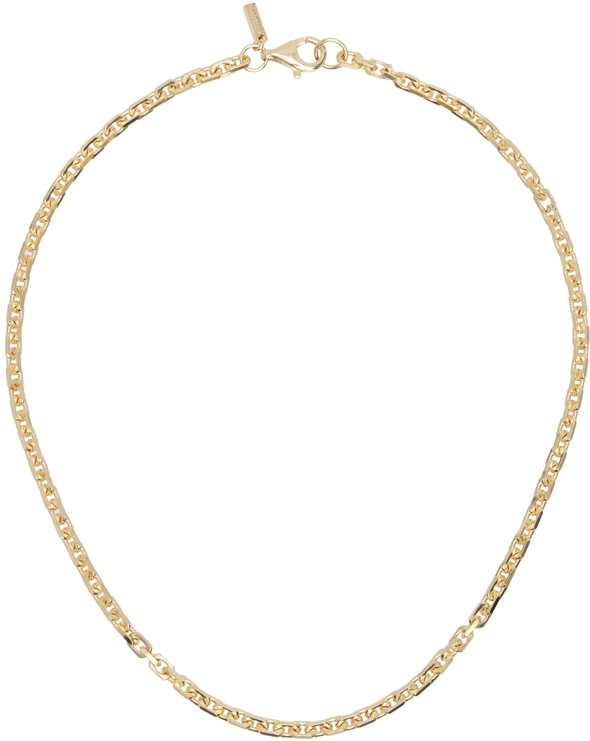 Shop Hatton Labs Gold Classic Anchor Chain Necklace