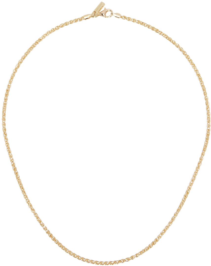 Gold Classic Rope Chain Necklace