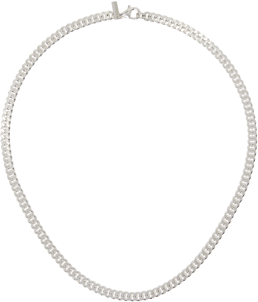 Silver Classic Mini Cuban Chain Necklace