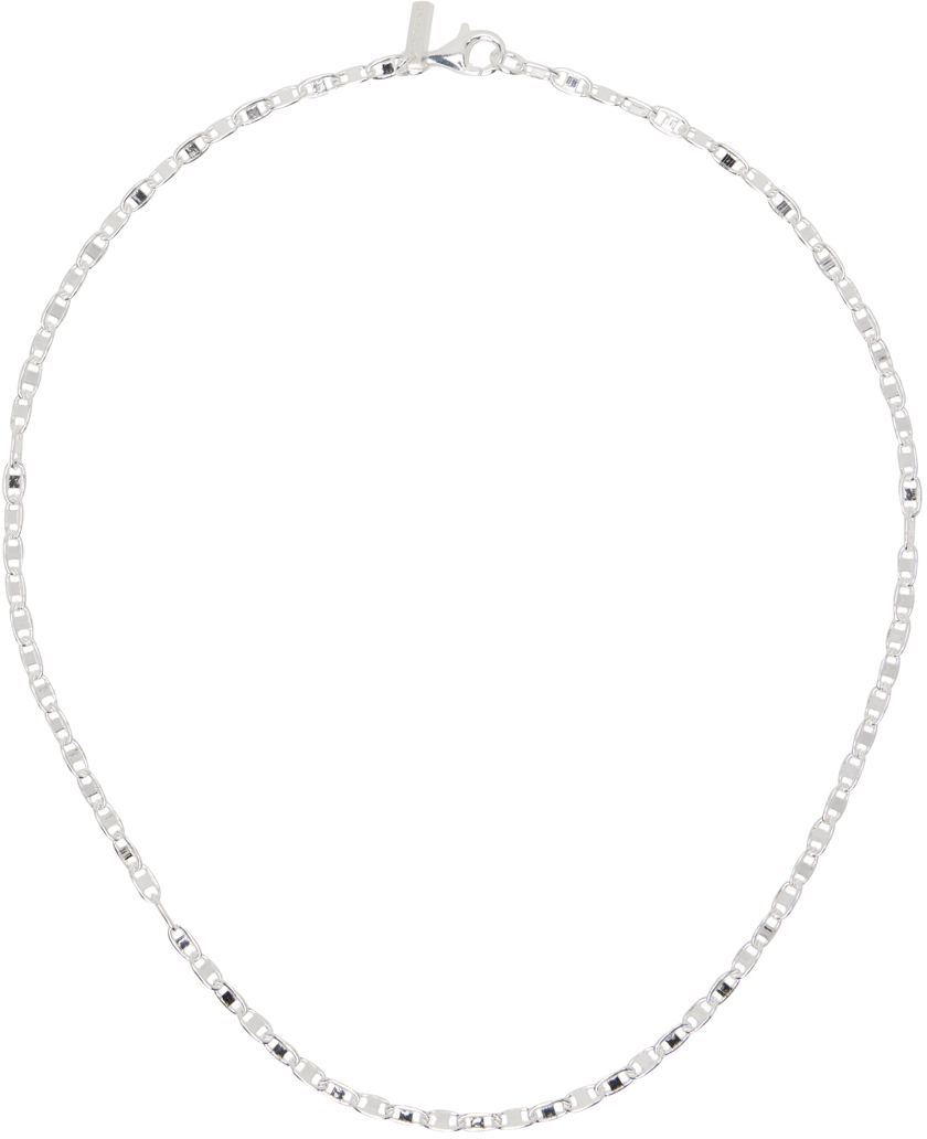 Shop Hatton Labs Silver Classic Mariner Chain Necklace