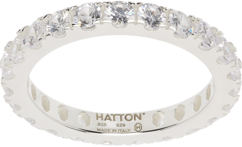 Shop Hatton Labs Silver Eternity Ring