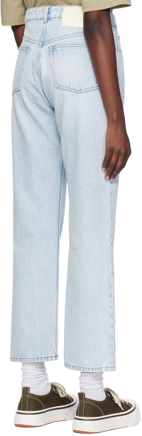 Ami Alexandre Mattiussi Loose Fit Jeans Bleu Javel In Bleu Javel/448