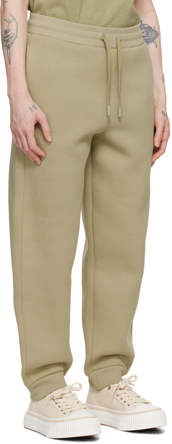 Ami Alexandre Mattiussi Green Ami De Cœur Lounge Pants In Sauge/317