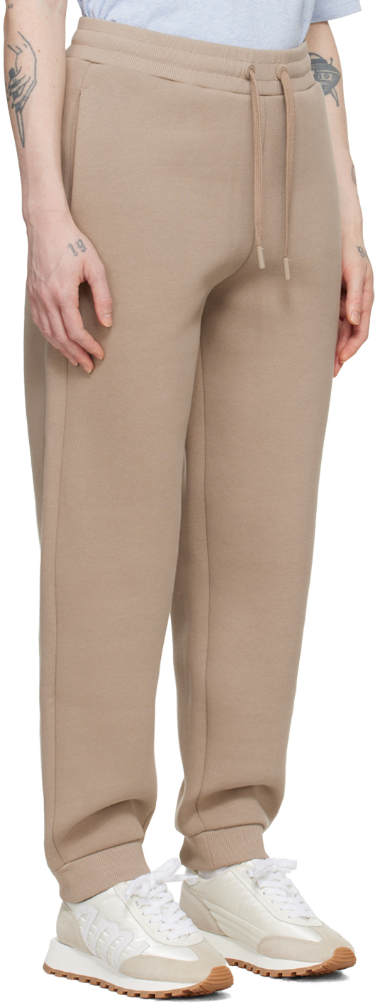 Ami Alexandre Mattiussi Taupe Ami De Cœur Lounge Pants In Light Taupe/2811