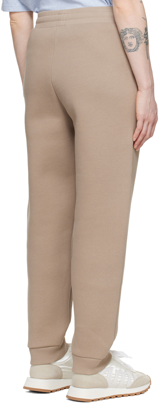 Ami Alexandre Mattiussi Taupe Ami De Cœur Lounge Pants In Light Taupe/2811