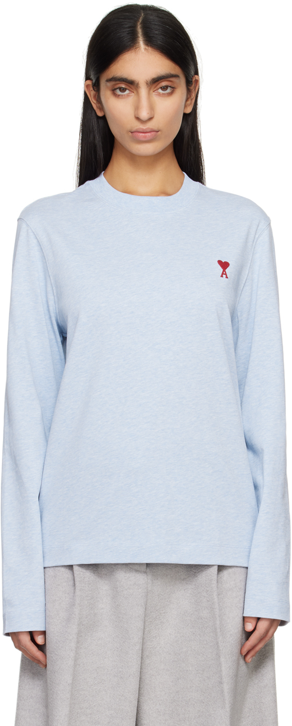 Anything with Fins Long Sleeve Performance Tee | SML | Sky Blue (SKYBL)