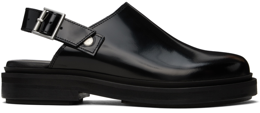 【関税込み】AMI Paris ブラック Anatomical Toe ミュール AMI Parisのブラック Anatomical Toe ミュールがセール中