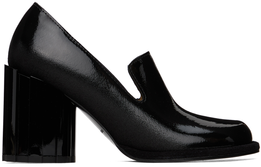 Ami Alexandre Mattiussi Black Anatomical Toe Heels In Black/001