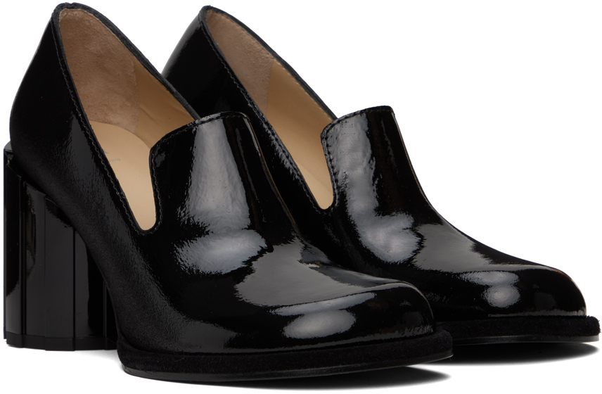 Ami Alexandre Mattiussi Black Anatomical Toe Heels In Black/001