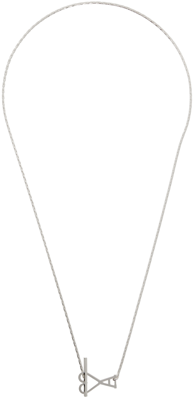 Silver Ami de Caur 2 In 1 Chain Necklace