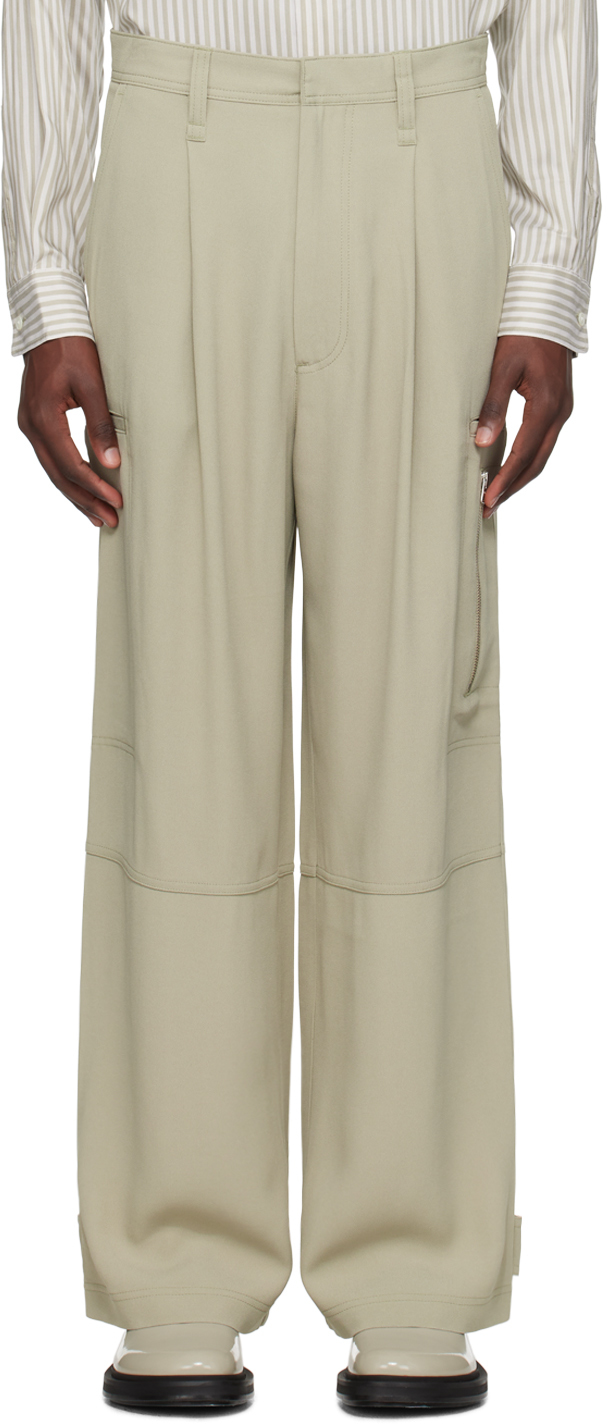【送料&関税込】Ami Alexandre Mattiussi Gabardine Cargo Trou AMI ALEXANDRE MATUSSI MATTIUSSI TAGGER PANTS CARGO JOGGGER
