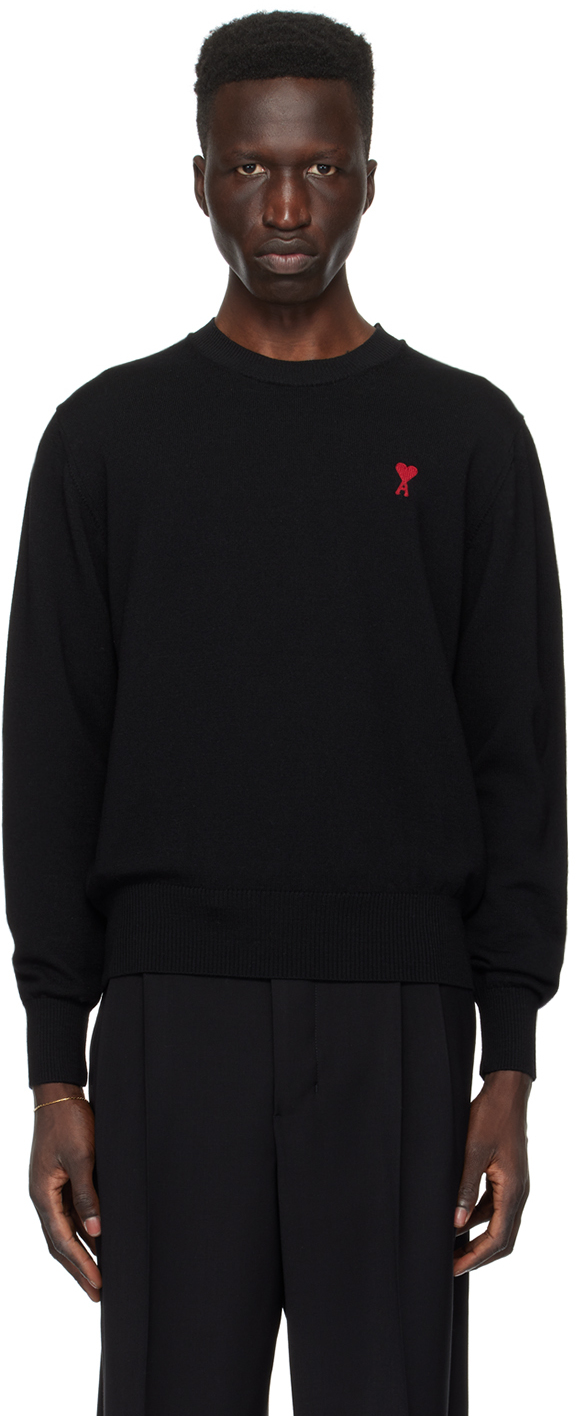 Black Red Ami de Caur Sweater