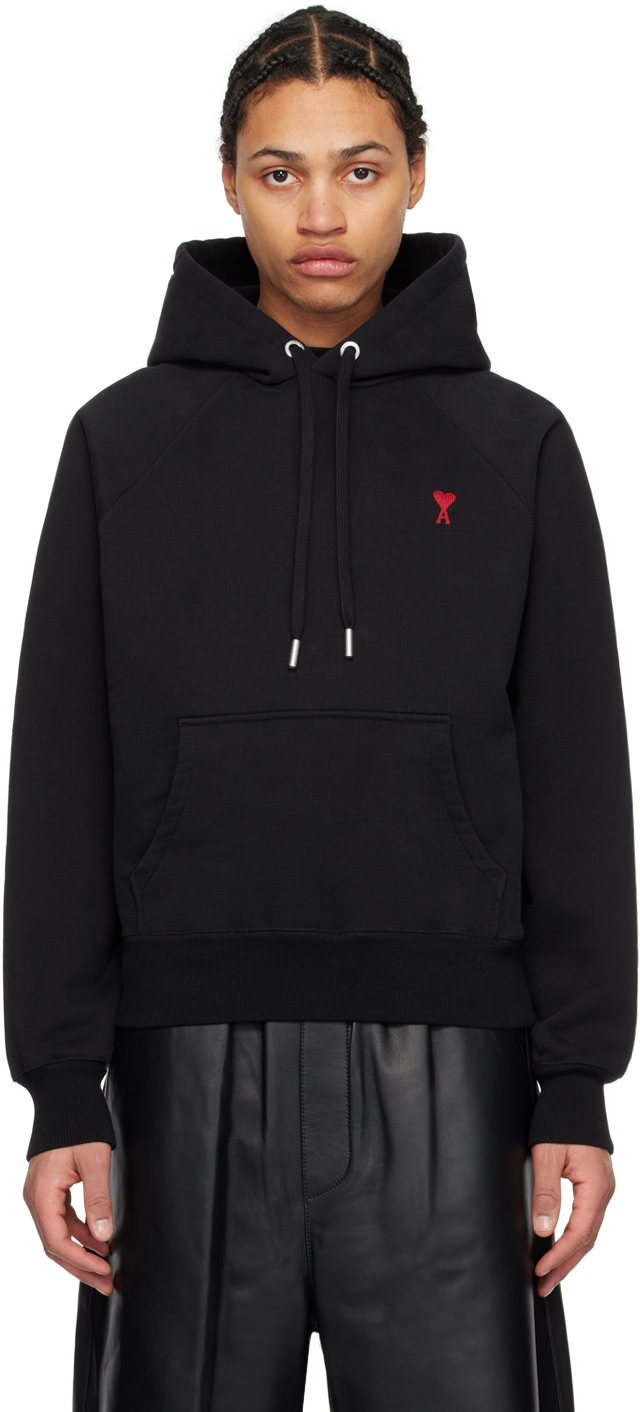Pull à Capuche Diadora Logo Unisexe Black