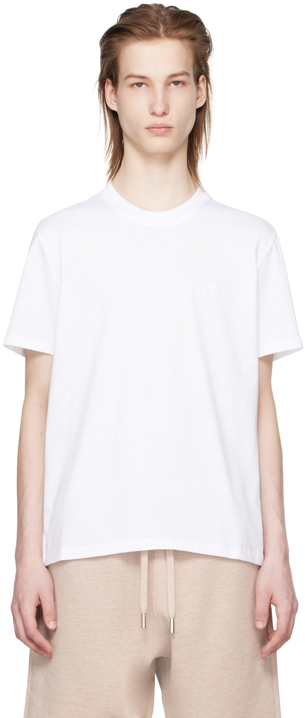★送料・関税込★アミ★AMI★de Coeur T-Shirt White★ Ami Paris Ami de Coeur T-Shirt White/Khaki - FW22 - US
