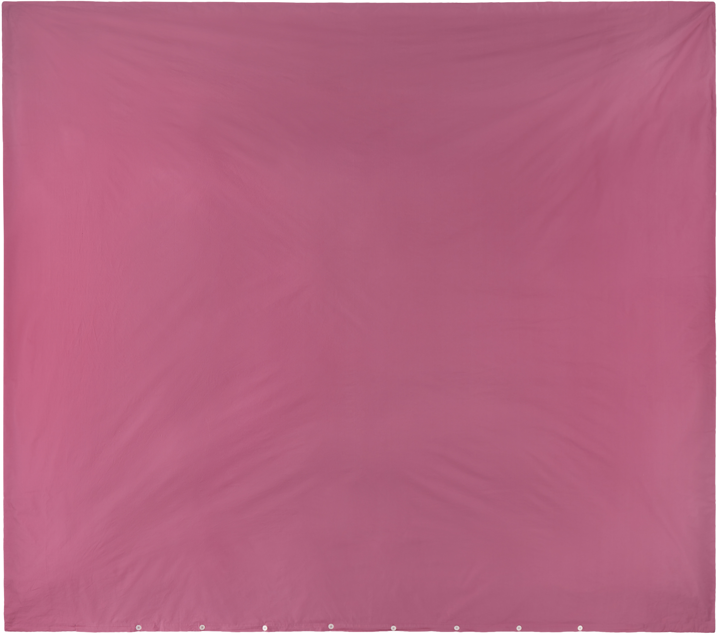 Tekla Purple Percale Duvet Cover, King In Pink