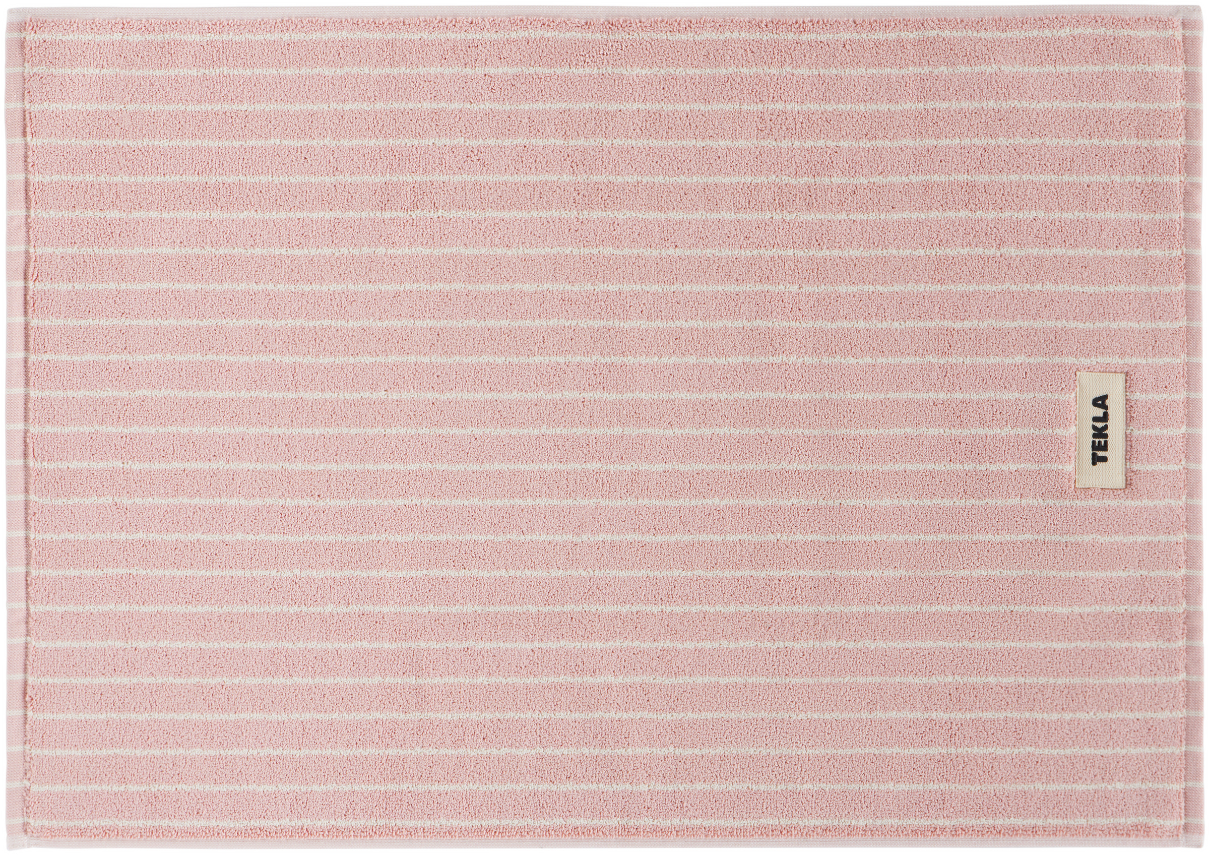 TEKLA PINK TERRY BATH MAT 