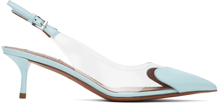 ALAIA TWO-STRAPS HIGH HEEL SANDALS IN CHERRY RED PATENT LAMBSKIN