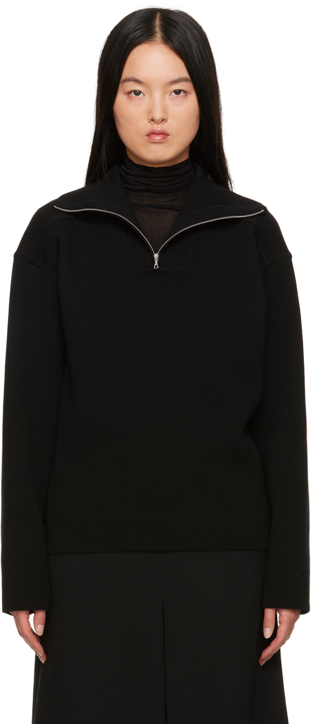 Auralee Black Milano Sweater