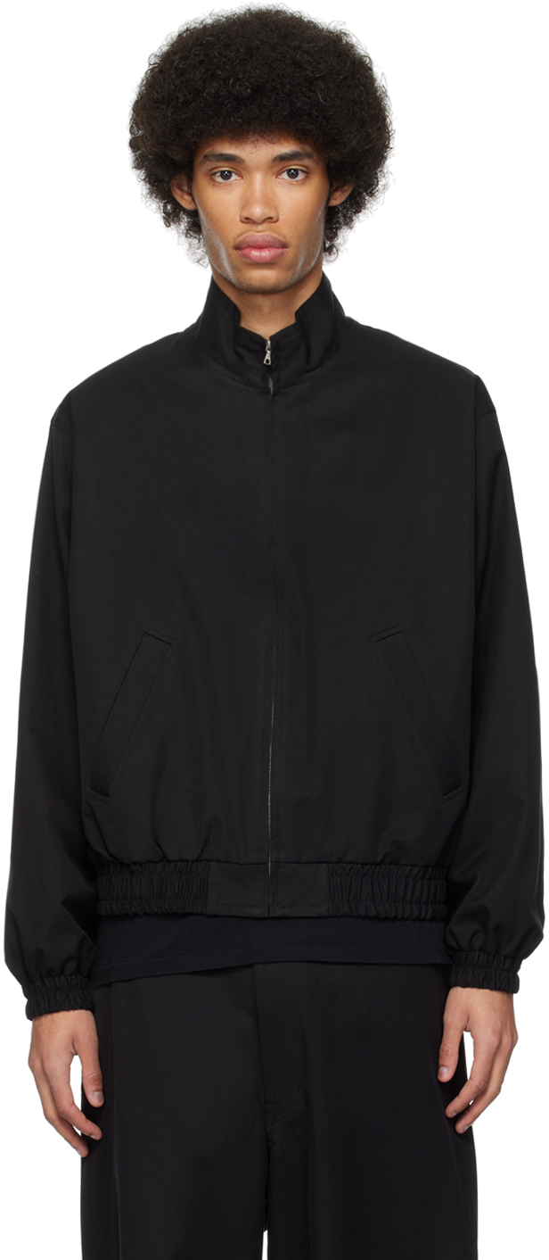 AURALEE: Black Washed Jacket | SSENSE