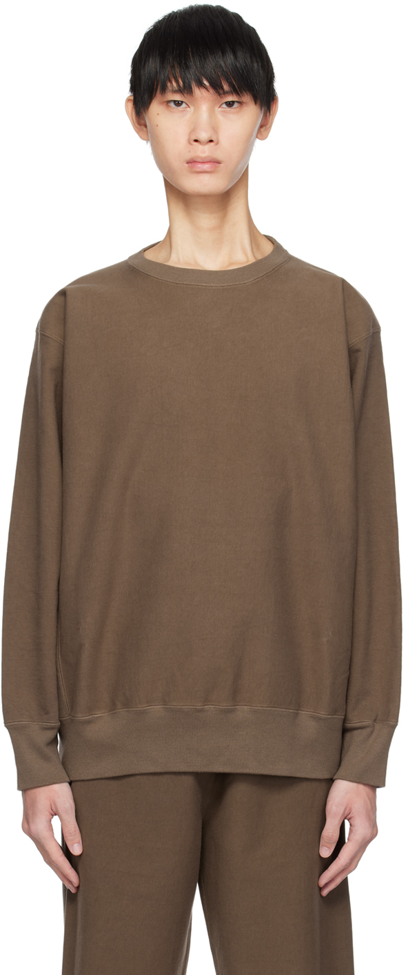 Auralee Super Milled Sweatshirt 3 Brown Stain on Sleeve