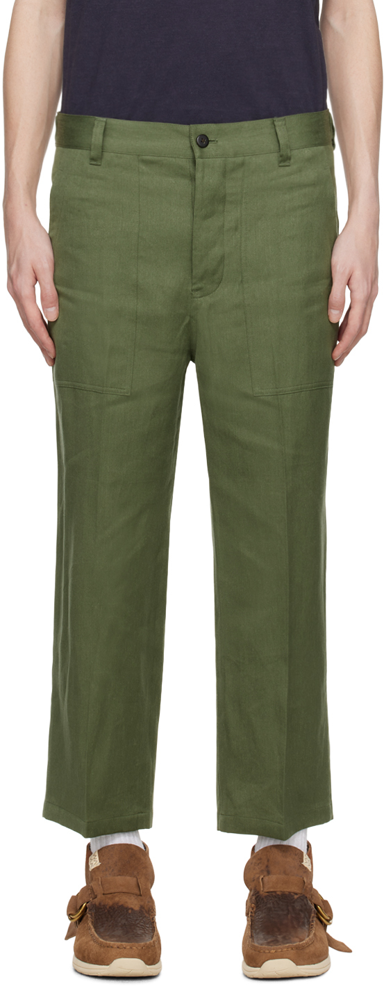 Green Alda HW Trousers