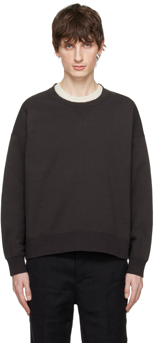 visvim Black Ultimate Jumbo SB Sweatshirt SSENSE