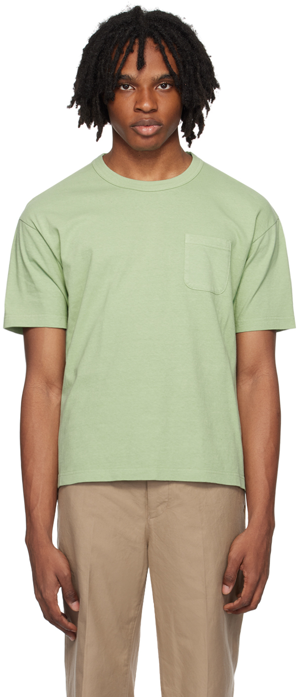 Visvim Green Jumbo T-shirt In Lt.green