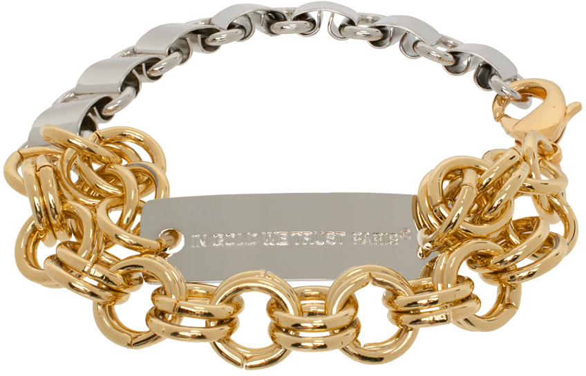 Silver & Gold Multi Chains Bracelet