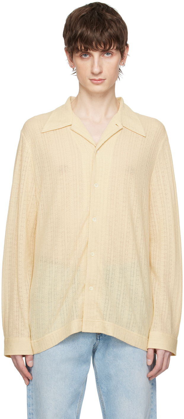 トップス SEFR Off-White Ripley Shirt Off-White Ripley Shirt by Séfr on Sale
