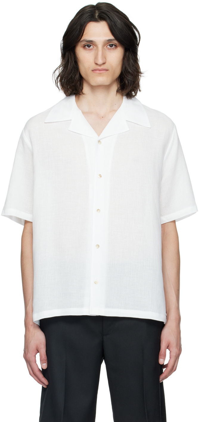 Séfr White Dalian Shirt In Feather White