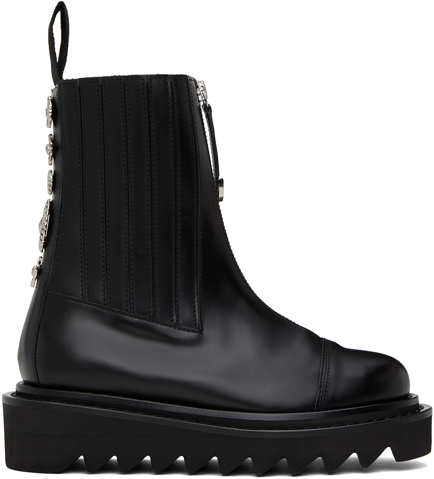 Black Side Gore Boots