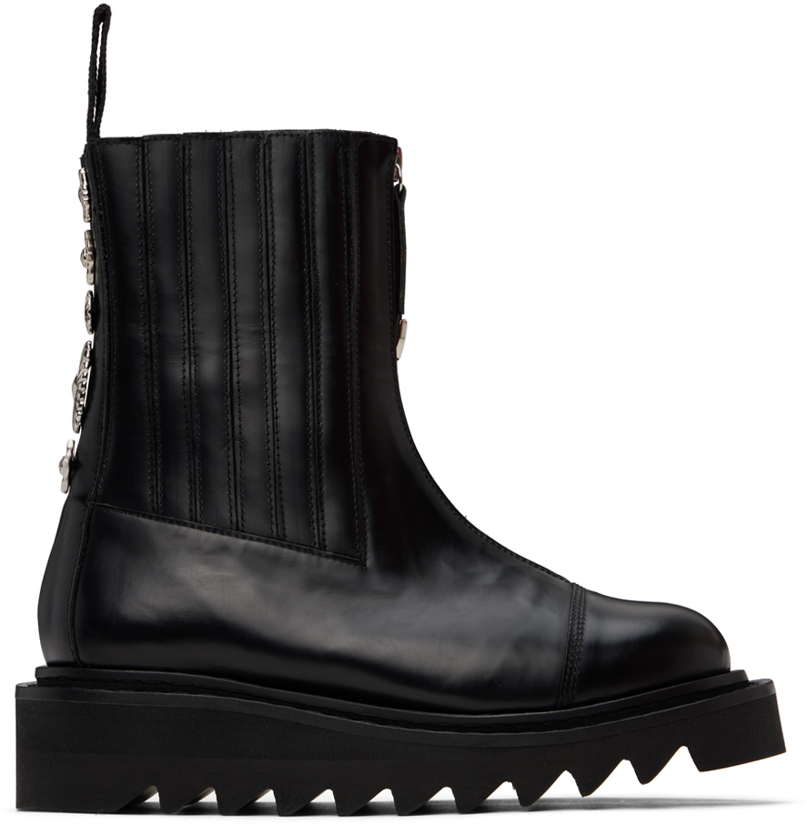 SSENSE Exclusive Black Chelsea Boots