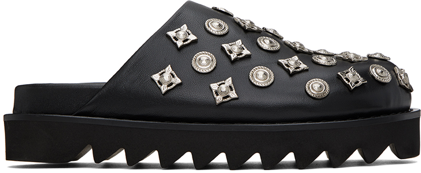Toga Ssense Exclusive Black Loafers In Aj1151 Black