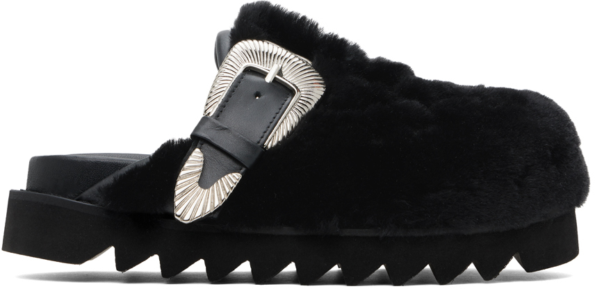 Shop Toga Ssense Exclusive Black Loafers