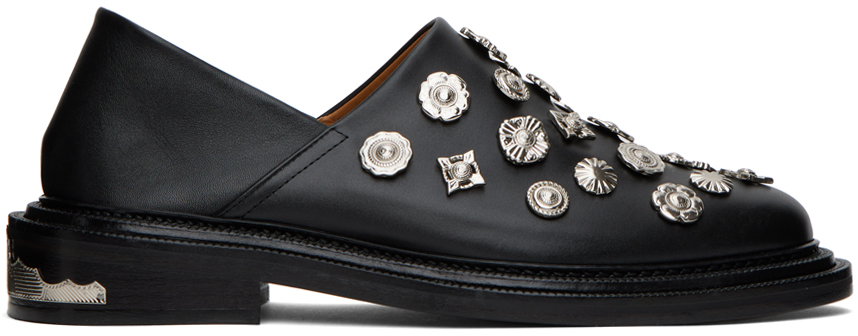 SSENSE Exclusive Black Decorated Loafers