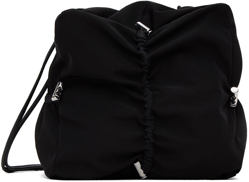 Kara Black Mini Cube Bag In Schwarz