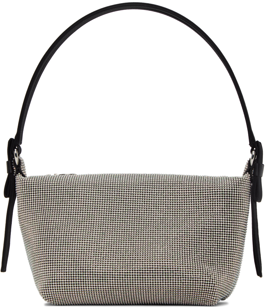 Silver Double Bow Bag